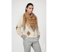 monari - Fransen Schal brown sugar - Gr. - OS