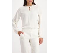 monari - Georgette Bluse mit Schmuckdetail almond - Gr. - 42