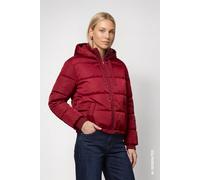 Steppjacke MONARI "Jacke Stepp", Damen, Gr. 46, dunkelrot, Web, Obermaterial: 100% Polyester. Futter: 100% Polyester. Füllung: 100% Polyester, unifarben, regular fit taillenbedeckt, hoch geschlossener