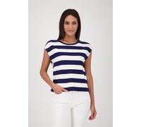 Monari - Gestreiftes Sweatshirt 719 navy blue ringel - Gr. - 36