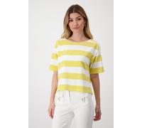 monari - Gestreiftes Sweatshirt dry lemon ringel - Gr. - 38