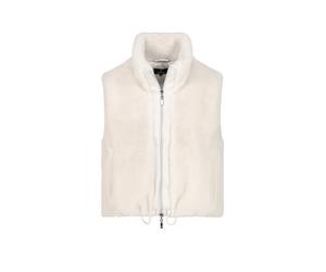 MONARI Gilet in Felloptik creme | 42