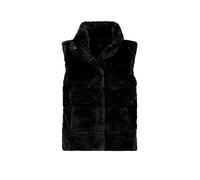 MONARI Gilet in Felloptik schwarz | 34