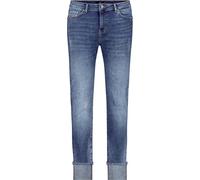Slim-fit-Jeans MONARI "Hose Jeans Nietenschmuck", Damen, Gr. 38, N-Gr, jeans, Denim/Jeans, Obermaterial: 98% Baumwolle, 2% Elasthan, unifarben, slim fit knöchelfrei, Jeans (56149732-38) jeans