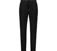 Jogger Pants MONARI "Hose Basic Rippe", Damen, Gr. 40, N-Gr, schwarz, Web, Obermaterial: 77% Viskose, 20% Polyester, 3% Elasthan, unifarben, modisch, regular fit lang, Hosen, Mit schmaler Beinform (51