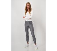 monari - Hose in Lederoptik anthracite - Gr. - 42