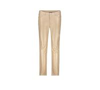MONARI Hose in Lederoptik Slim Fit camel | 34