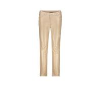 MONARI Hose in Lederoptik Slim Fit camel | 38