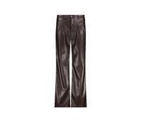 MONARI Hose in Lederoptik Wide Leg braun | 40