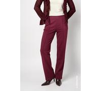 monari - Hose mit Schriftband dark bordeaux - Gr. - 36