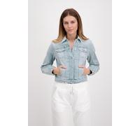 monari - Indoor-Jeansjacke mit Hemdkragen und Applikationen jeans - Gr. - 40