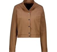 monari - Trench Jacke mit Druckknopfverschluss mocca - Gr. - 36