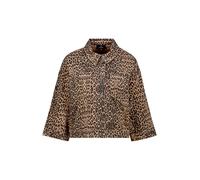 monari - Jeansjacke mit Leomuster brown sugar gemustert - Gr. - 36