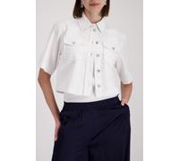 monari - Jeansjacke mit Pattentaschen - Gr. - 44
