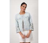 monari - Jeansjacke mit Stickerei jeans - Gr. - 40