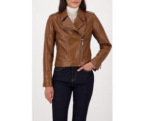 monari Kunstlederjacke in Cognac - Größe 40 | Damenjacken