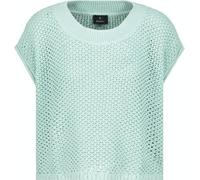 Monari - Kurzarm Grobstrick Pullover mint - Gr. - 42