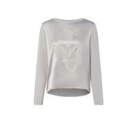 Schlupfbluse MONARI, Damen, Gr. 36, beige (greige), Web, Obermaterial: 45% Modal, 45% Viskose, 10% Elasthan. Vorderteil: 97% Polyester, 3% Elasthan, unifarben, modisch, regular fit normal, Rundhals, L