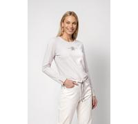 monari - Langarmshirt mit Parfumprint pearly - Gr. - 40