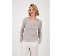 Monari - Langarmshirt mit Schmuckdetails - Gr. - 46