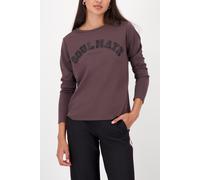 monari - Langarmshirt mit Strassakzenten brownie - Gr. - 46