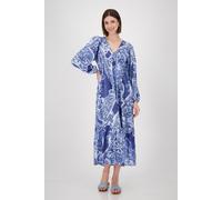 monari - Langes Kleid mit Paisley-Muster navy blue gemustert - Gr. - 38