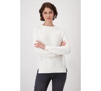 Monari - Linksstrick-Pullover off-white - Gr. - 46