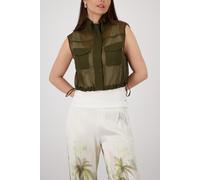 monari - Netz-Weste olive - Gr. - 40