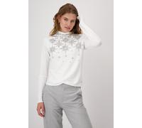 Monari - Norweger-Shirt mit Schmuck 102 off-white - Gr. - 36