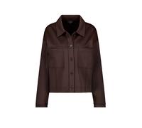 Sweatjacke MONARI, Damen, Gr. 38, dk chocolate, Sweatware, Obermaterial: 96% Polyester, 4% Elasthan, unifarben, regular fit normal, Rundhals, eingesetzt Bündchen, Sweatjacken Sweatjacke, Hemdkragen, g