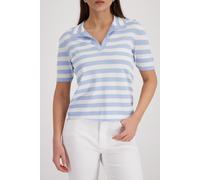 monari - Polo-Pullover mit Streifen sea side ringel - Gr. - 34