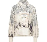 monari - Strickpullover mit Gallery-Print almond gemustert - Gr. - 40