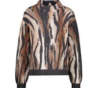 Monari Strickpullover mit Tigermuster Braun Größe 42