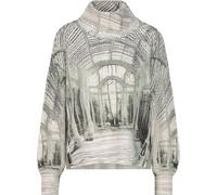 Monari Strickpullover mit Gallery-Print sage (grün) Größe 42