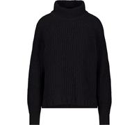 monari - Strickpullover mit Stehkragen schwarz - Gr. - 42