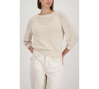 monari - Pullover aus Bändchengarn champagne beige - Gr. - 36