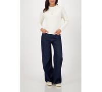 monari - Pullover mit Rippenstruktur cashmere - Gr. - 38
