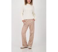 Monari Strickpullover Damen mit Stehkragen Cashmere Ecru Größe 40