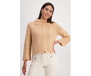 monari Pullover in Hellbraun - Größe 40 | Damen Pullover Cardigans
