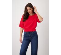 monari - Pullover in Linksstrick red - Gr. - 40