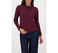 monari - Pullover mit Rippenstruktur bordeaux - Gr. - 46
