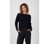 monari - Pullover mit Schmuckakzenten schwarz - Gr. - 38