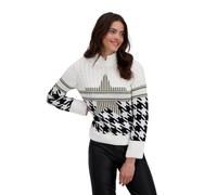MONARI Pullover Off-White Gemustert - 36