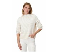 MONARI Pullover Off-White Gemustert - 42