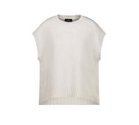 Pullunder MONARI "Pullunder Lurex", Damen, Gr. 36, beige (creamweiß), Strick, Obermaterial: 43% Polyacryl, 39% Viskose, 8% Polyester, 4% Polyamid, 4% metallisierte Fasern, 2% sonstige Fasern, unifarbe