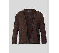 monari Regular Fit Cardigan in Strick-Optik in Dunkelbraun, Größe 44