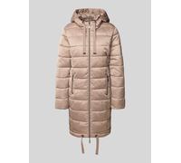 monari Regular Fit Steppmantel mit Tunnelzug in Hellbraun, Größe 34