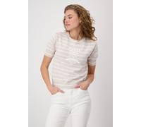 monari - Ringel-Pullover warm sand ringel - Gr. - 42