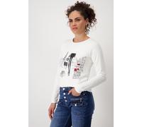 monari - Shirt mit Frauen-Zeichnung off-white - Gr. - 46