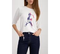 Monari - Shirt mit Print 102 off-white - Gr. - 36
